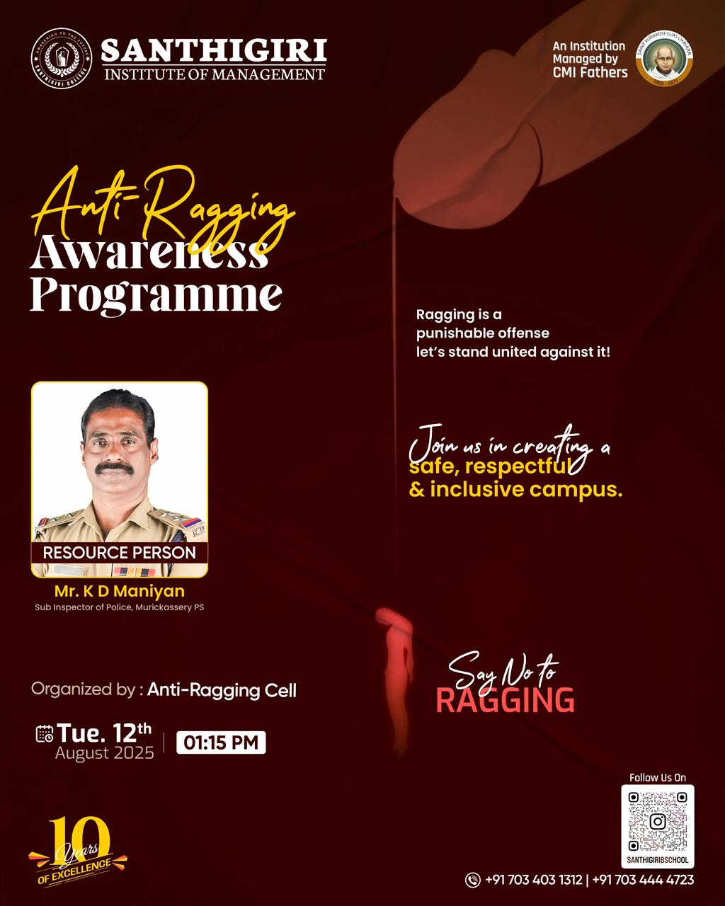 Anti Ragging Awareness Program